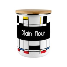 Retro Plain Flour Canister -