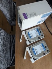 2 Bay QNAP TS-231P NAS with x2 Western Digital Blue 6TB hard disks (PSU Included