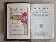 The Holy Bible Old & New Testaments Oxford University Press Leather Bound