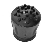 Walking Stick Ferrules 16mm Crutch Cane Ends Rubber Tip Grip Black Large