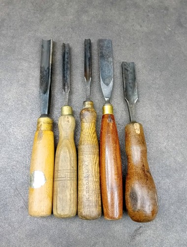 Vintage carving chisels - carving,