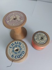 3 X Vintage Thread Reels