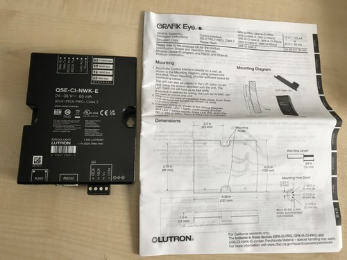 Lutron module qse - ci, nwk