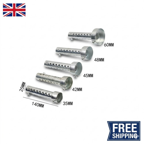 New long motorcycle exhaust - long,