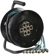 PULSE PLS00407 8 Way 6/2 XLR Multicore Drum Stage Box, 25M