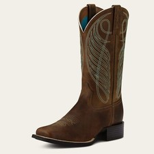 Ariat Ladies Round Up Powder Brown Boot 10018528
