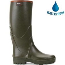Aigle Chambord Pro 2 Mens Green Wellies Wellington Boots Size 7.5-11.5