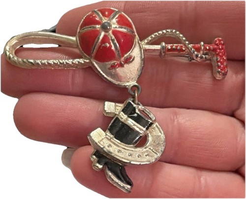 Equestrian pin jockey - hat, prod