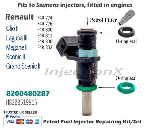 Fuel injector service kit - injector,