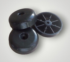 h15/ d50mm Plastic Screw in Bun Feet Furniture Glides Sofa Support