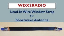 Antenna Wire Window Lead Through No holes  Keep windows locked Shortwave Radio