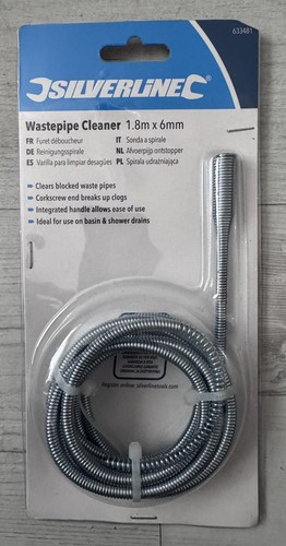 Silverline wastepipe cleaner - silverline,
