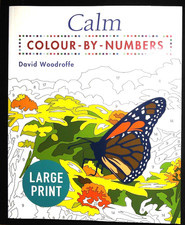 Large Print Colour by Numbers Calm Advanced Colouring 60+ Images 9781838574178