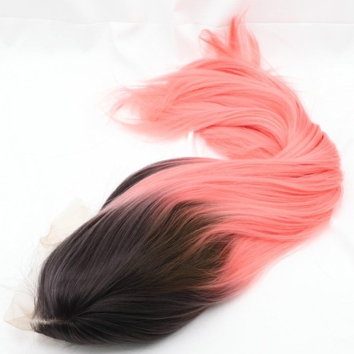 Ombre bright pink - wig, long