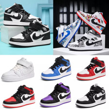 Boys Girls Running Trainers Kids Casual Sports Shoes Gym School Sneakers Size