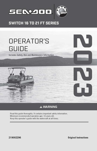 Sea doo owners manual - sea-doo,