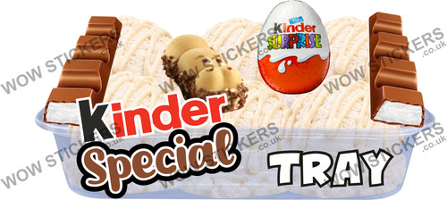 Ice cream van sticker - ice, kinder