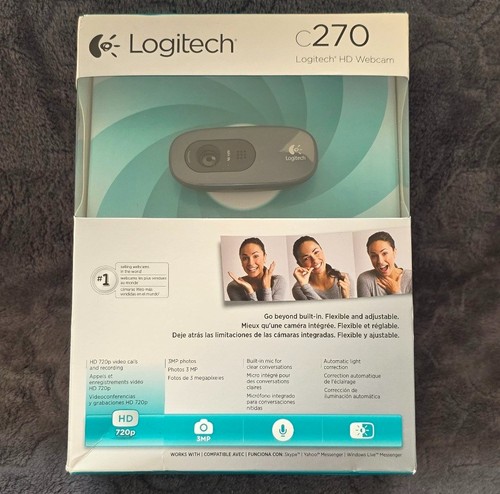 Brand new logitech c270 - brand, hd