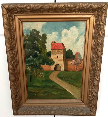 Scenic original oil painting - original,