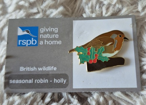 Rspb bird pin - bird, badge