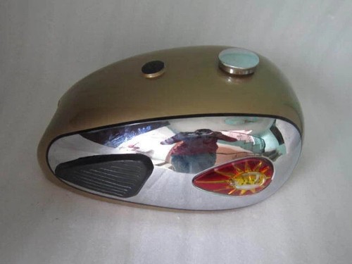 Bsa a10 chrome and - bsa, painted