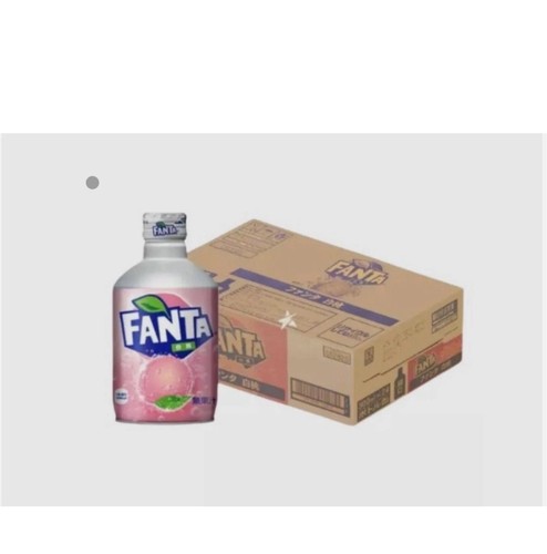 Fanta peach metal bottle - fanta,