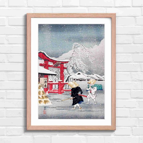 Traditional japanese snow - traditional,