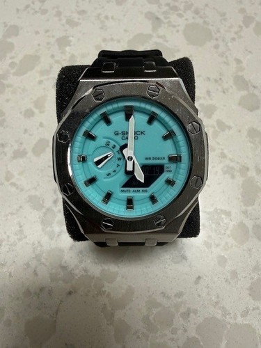 Casio shock tiffany - g-shock, blue