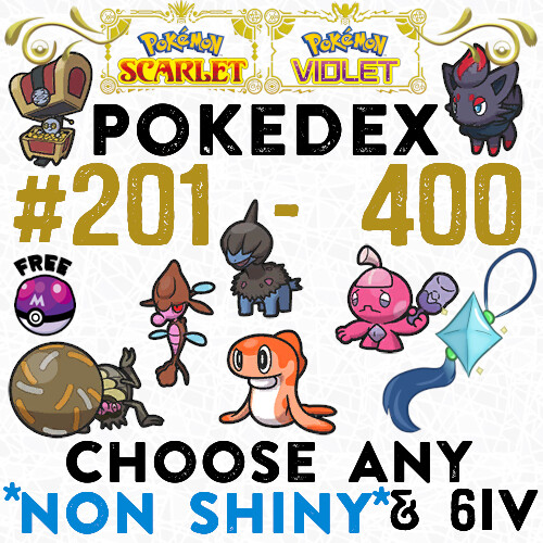 Pokedex 201 400 - pokedex, shiny*
