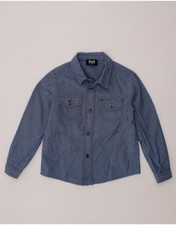 DOLCE & GABBANA Baby Boys Shirt 18-24 Months Blue Cotton EP05