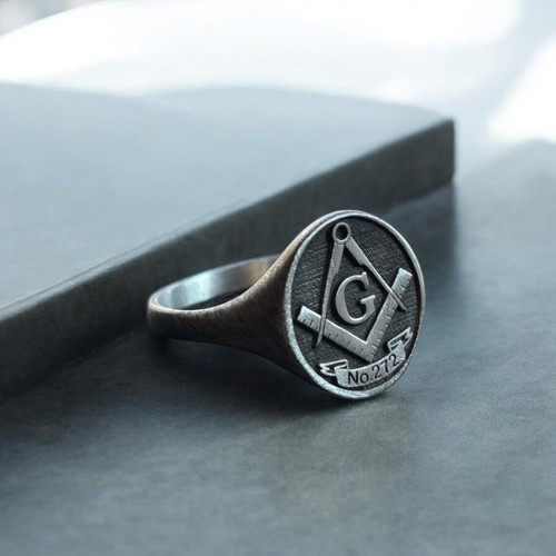 Vintage masonic signet - vintage,