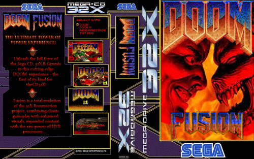 Doom fusion 32x cartridge - doom,