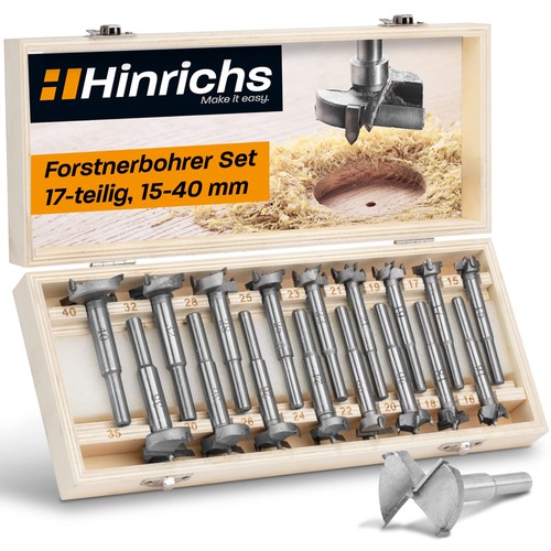 Hinrichs forstner bits set - hinrichs, 17