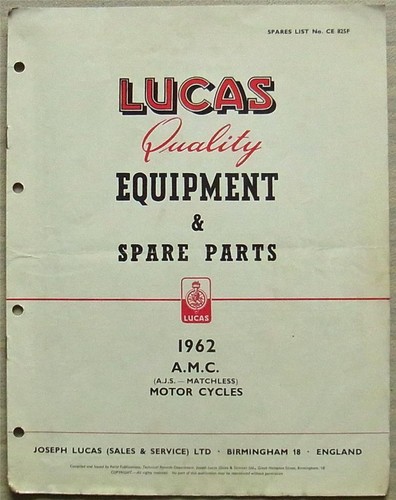 Lucas amc motorcycles - lucas,