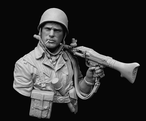 Resin figure bust german - figure,