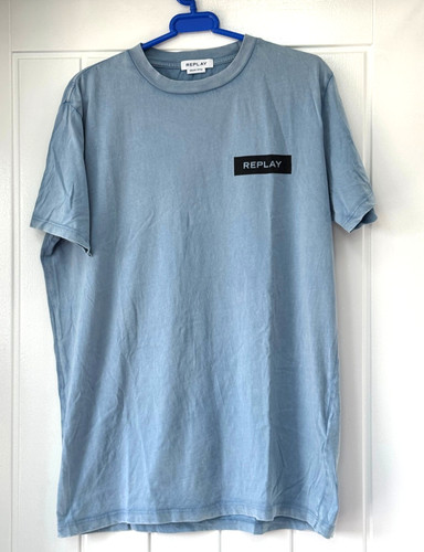 Replay shirt mens blue - replay,