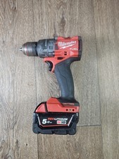 Milwaukee M18 FPD3 M18 FUEL 18V Cordless Hammer Drill Driver + 5Ah Battery 