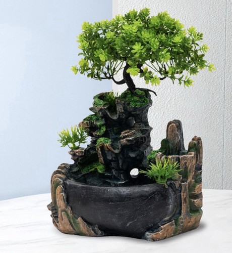 Indoor tabletop fountain with - tabletop,