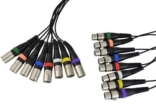 Way patch cable loom xlr - 8,