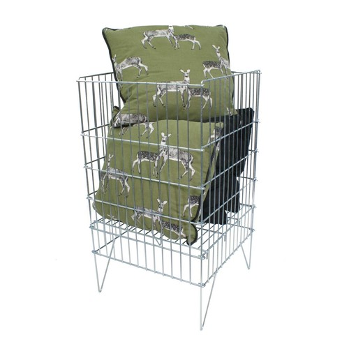 Dump bin zinc plated 40cm - dump,