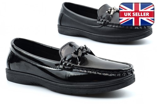 Girls patent school shoes - girls,
