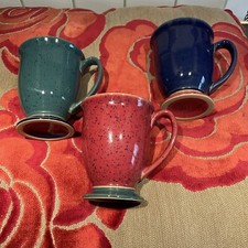 SET OF 3 VINTAGE DENBY MUGS