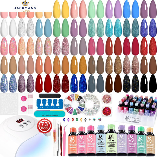 Lavender violets pcs gel - 73,