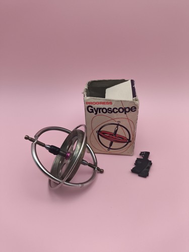 Vintage progress gyroscope top - progress,