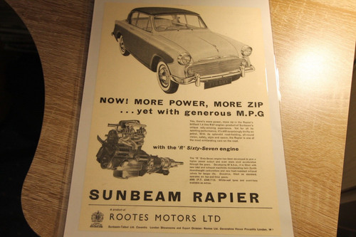 Original magazine advert