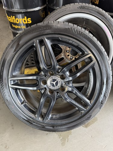Mercedes alloy wheels - wheels, b