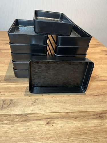 Set black melamine - of, 12