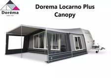 Dorema Locarno Plus Sun Canopy Extension Size 13 - 950cm - 975cm Charcoal/Grey