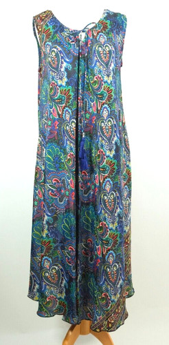 Blue summer dress - blue, festival