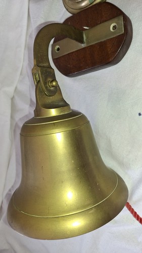 Solid brass shop door bell - shop,